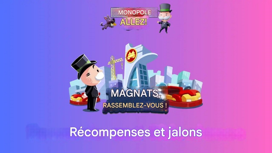 Récompenses et Etapes Clés du Monopoly GO : Operation Tycoon